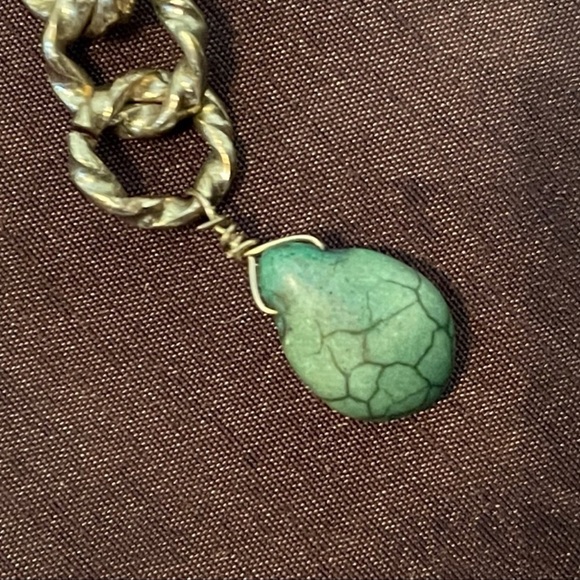 4 leaf clover gold-tone chain, link bracelet - Picture 7 of 7